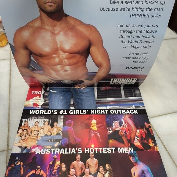 Thunder from Down Under Roadtrip to Vegas 2019 Wall Calendar - Picture 6 of 7